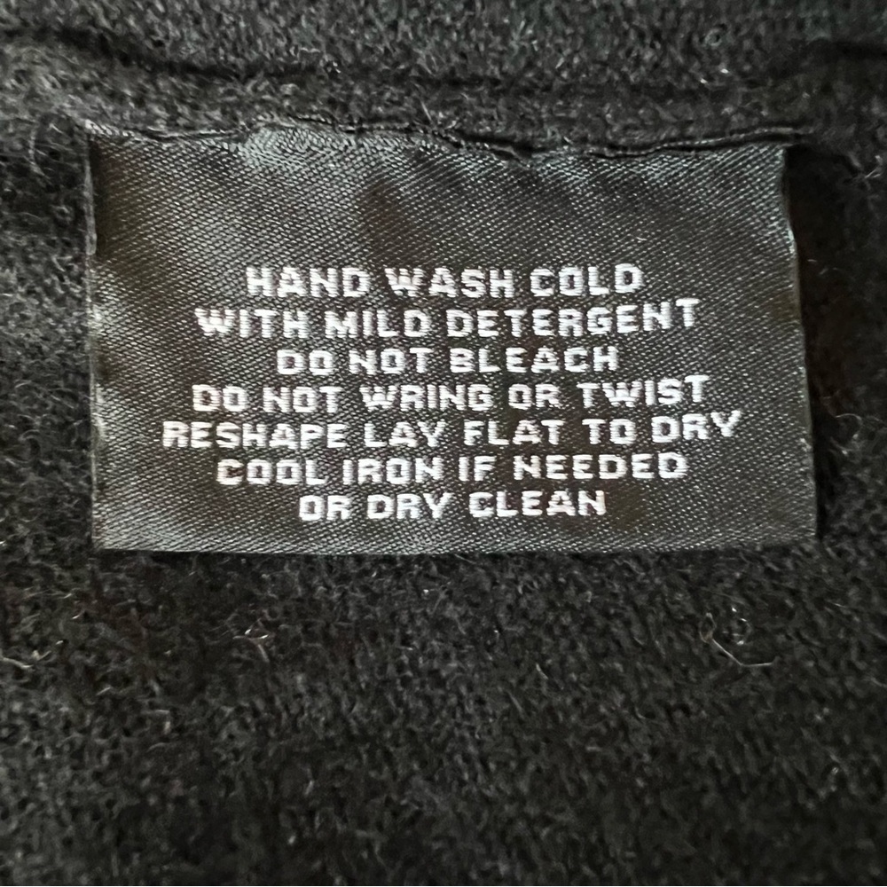 Bloomingdale's Black Cardigan Sweater - Picture 9 of 11